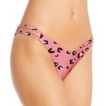 Red Carter  Pink Leopard Print Bikini Bottom small NWOT Photo 0