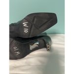 Nine West Womens Black Leather Ankle Boots 10 Medium Photo 6