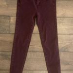 American Eagle Outfitters Maroon Skinny Jeans Photo 0