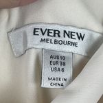 Ever New Melbourne Dress Sz 6 Cream Off Shoulder Sleeve Mini Shift Party Formal Photo 5