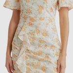 Adelyn Rae Alicia Orange Floral Sheath Dress - Size Medium NWT Photo 0