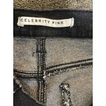 Celebrity Pink  Juniors Size 11 Black Distressed High-Rise Skinny Stretch Jeans Photo 7