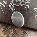 Handmade Red Jasper Pendant Necklace on Stainless Steel Chain 18” Photo 1