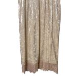 Madison & Berkeley  Womens Pearl Crushed Velvet‎ Lace Pocket Slip Dress Large Photo 8