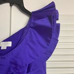 Jessica Simpson 8 Purple one shoulder peplum dress Photo 3