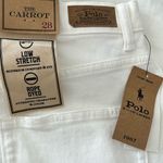 Polo Ralph Lauren Curved Tapered Jeans in Crocus Was/White Size 28 NEW w/Tag White Photo 12