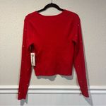 No Boundaries Red Ridded Sweater with Rhinestone Embellishments New size medium Photo 9