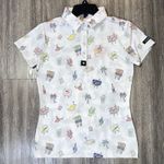 Bad Birdie WM PHOENIX OPEN Golf Polo Shirt Womens Small PGA Phoenix Open White Photo 0