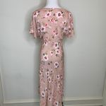 Velvet Tees Velvet Pink Floral A Line Midi Dress Sz ? Small Photo 1