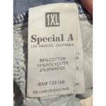 Special A  Womens Jeans Blue Denim 1XL 1X Skinny Stretch Cotton Blend Photo 5