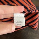 J.Crew  T-Shirt Burnt Orange/Navy Striped Size Small Photo 7