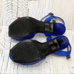 Fioni Royal Blue Satin Formal Sandals 6 Photo 5