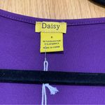 Daisy  Purple Long Sleeve Bodysuit - Size Small Photo 2