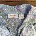 Victoria's Secret Vintage Gold Label Paisley Nightgown With Lace Trim ~ Size S 💛🍄 Photo 5