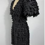 Elliatt NWT  Hailey Textured 3D Mini Dress In Black Sz Small $288 Photo 8