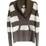Arizona Vintage/Y2K Brown & White Striped Sweater Size XL Photo 1