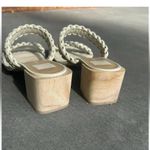 Dolce Vita Zeno Ivory Stella Women's Braided Faux Leather Strap Dress Sandal 9.5 Photo 2