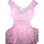 Isabelle's Closet Naomi Romper Pink White Daisy Print Small Floral Feminine EUC Photo 1