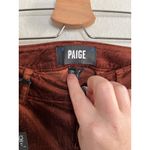 Paige Womens 26 Harper Wide Leg Corduroy Ankle Jeans Rosewood Brown Photo 4