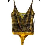 Lovers + Friends Bianca Bodysuit in Yellow Plaid Photo 8