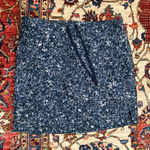 Athleta  Printed Active Skort Women’s 4 Navy Blue Floral Athletic Lined Skirt Photo 0