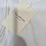Tularosa Green The Maya Racer Tank in Ivory XXS Photo 5