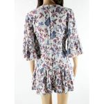 Thakoon White Floral Cotton Eyelet Bell Sleeve Romper Size Small AS Photo 1