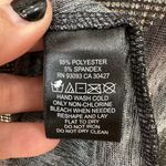 ZOZO DRESS SIZE XL, SILVER AND BLACK SHIMMER, gathered to side, Zig Zag Pattern Photo 3