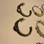 Lot Of 4 Women’s Hoop Costume Earrings Pierced Mix Photo 8