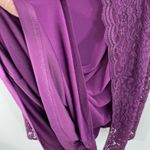 Alex Evenings NEW Purple One Piece Lace Jacket 3/4 Sleeve Cocktail Dress 14 Photo 10