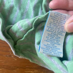 Boden plus size green and grey stripe v neck tee size 16 96% cotton Gray Photo 3