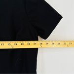 Belle Sky  Two Tone Flowy Blouse Medium Black White Photo 5