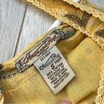 American Rag  Tank Top floral womens Yellow Blue (small) vintage y2k 70's kidcore Photo 1