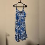 Vineyard Vines NWT  floral button front midi dress tide blue floral size medium Photo 1