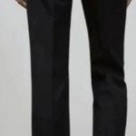 Lafayette 148 Black Virgin Wool Straight Leg Menswear Pants 14 Stretch Career Photo 1