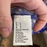 American Eagle  blue floral dress size‎ 16 Photo 5