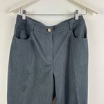 St. John cotton blend Pinstripe straight trousers Photo 8