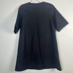 COS  topstitched black wool/cashmere mod short sleeve dress size 2 Photo 9
