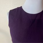Diane Von Furstenberg Diane von Furstenburg purple textured panel sleeveless a-line dress 6 Photo 2