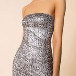 superdown Snakeskin Mini Dress  Photo 0