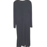 Boden Long Duster Black Cardigan Size 6P Tie Front Soft Classic Staple Office Photo 5