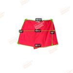 NEW Francesca's‎ Women’s Twill Mini Skort Red Size Large Cute Photo 5