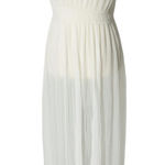 VINTAGE Chiffon Maxi Nightie Dress White Photo 0