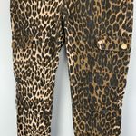 Ashley Mason NWT  Leopard Skinny Cargo Pants Photo 5