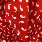 Lee Vintage Mar Red Neck Tie Blouse Photo 2