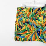 [Loudmouth] Jungle Bogey Geometric Mini Skort Golf Tennis Built In Shorts Sz 14 Green Photo 4