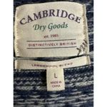 Cambridge  Women's Blue Fair Isle Toggle Long Sleeves Cardigan Sweater Size Large Photo 3