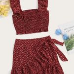 SheIn Two piece Heart Set Photo 0