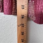 Anthropologie Feather Bone Pink Gold Metallic Print Halter Blouse Womens L Tank Photo 4