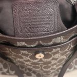 Coach  Brown and Cream Signature Tote Photo 8
